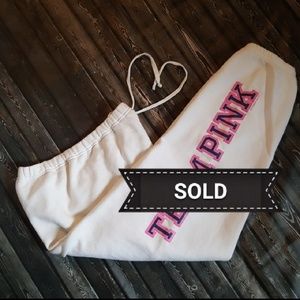 PINK VICTORIA'S SECRET SWEATPANTS